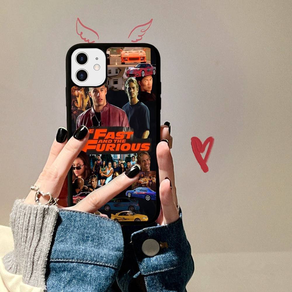 Action Movie Series Fast F-Furious PC+TPU Protective Phone Case For IPhone 17 16 Pro Max 15 Plus 14 13 12 11 Cover