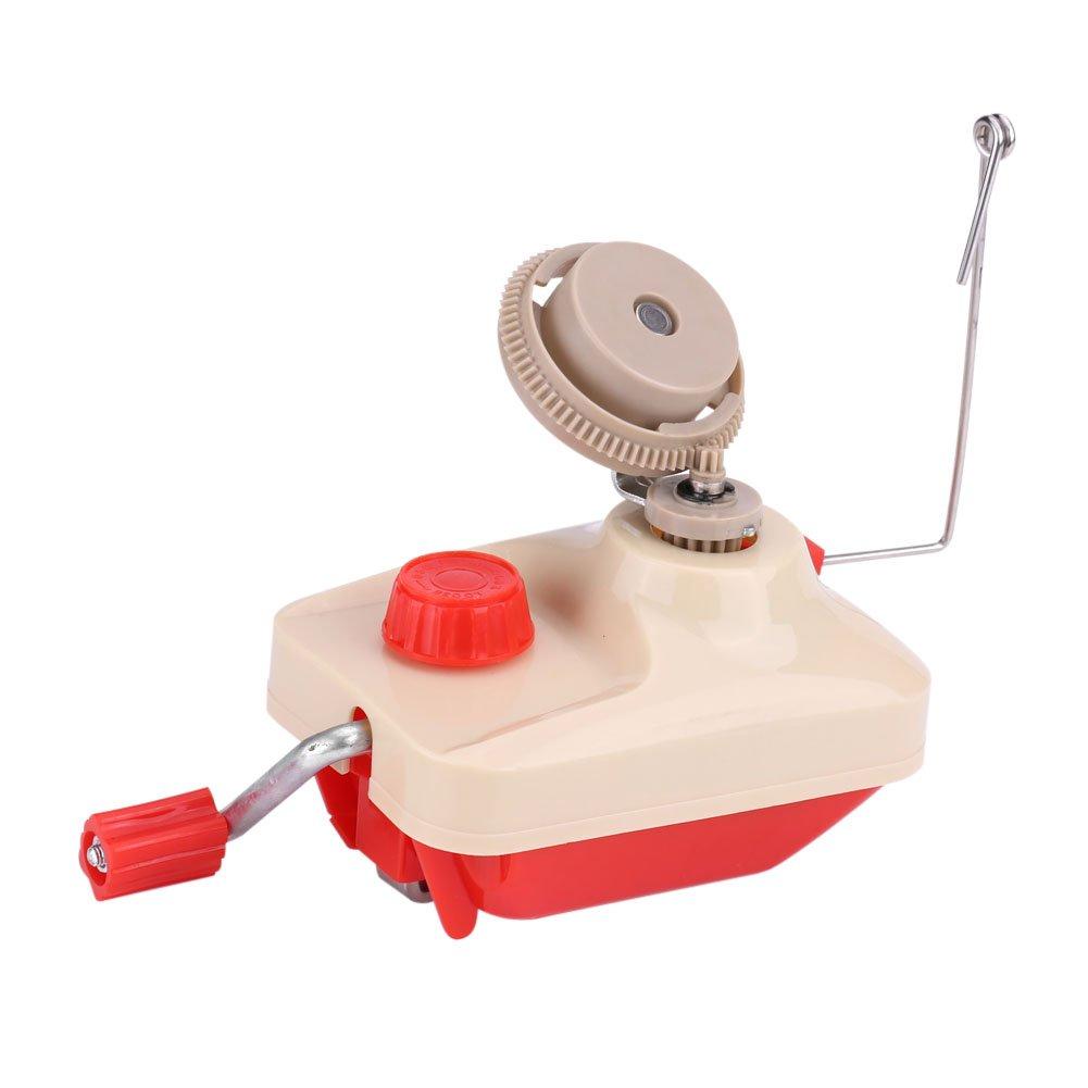 Und dieser tragbare Wollgarnwickler ist perfekt für und andere Zuhause Tragbar, tragbar, einfach zu bedienen, handlich, stricken, stricken, Verwendung.