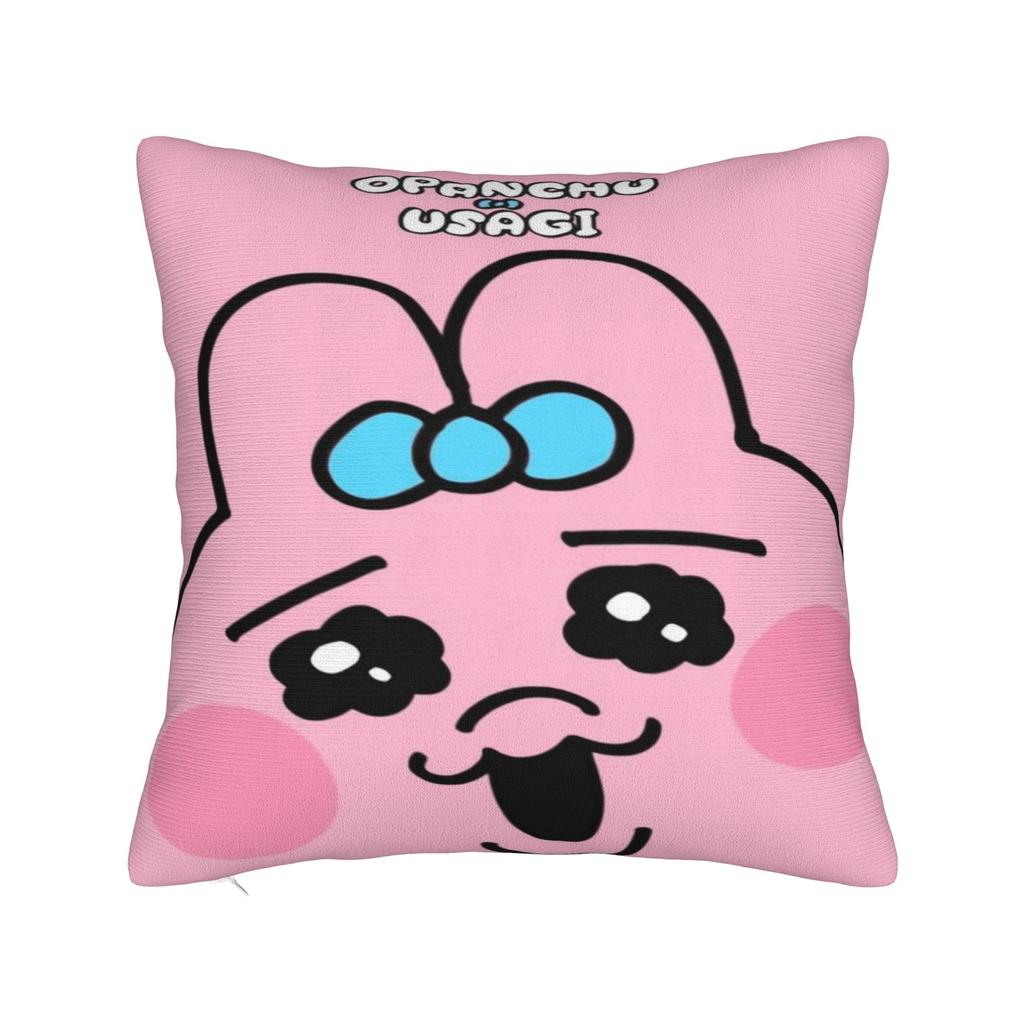 Opanchus Cute Usagis Bunny Printing Pillowcase Cushion Cover  Pillow Covers New Style Bed Decorations Square Multi-Size