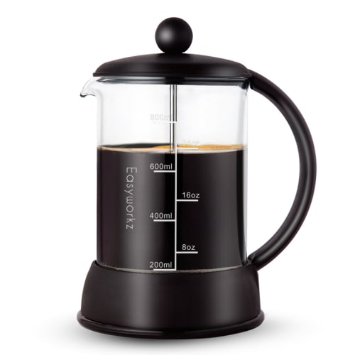 Easyworkz Eclipse French Press Borosilicate Glass 800ml Coffee & Tea Maker