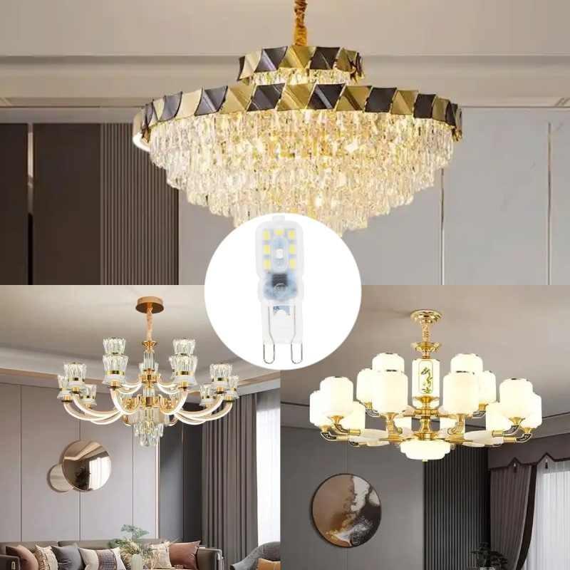 G9 Led Light Bulbs Bi Pin Base Warm White Non Dimmable Bulb For Lamp Ceiling