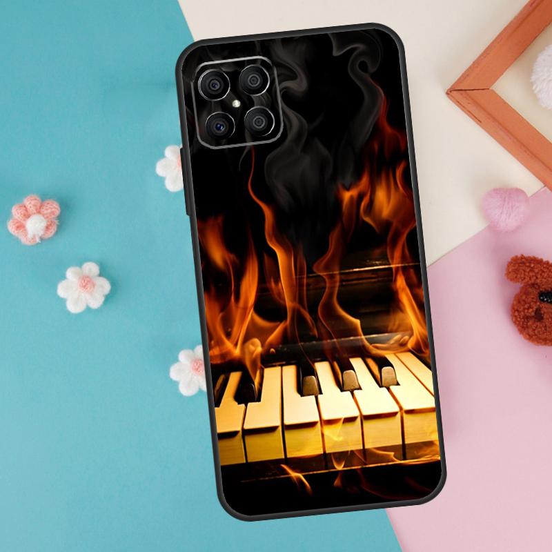 Klaviertasten Musikalisch Hülle Für Honor 200 Pro 50 70 90 X9a X8a X8 X9 X8b X9c X9b Honor Magic 7 5 6 Lite Pro Abdeckung