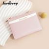 Baellerry Women Fashion Bi-fold Wallets Artificial Leather Hasp Zipper Coin Purse Card Holder