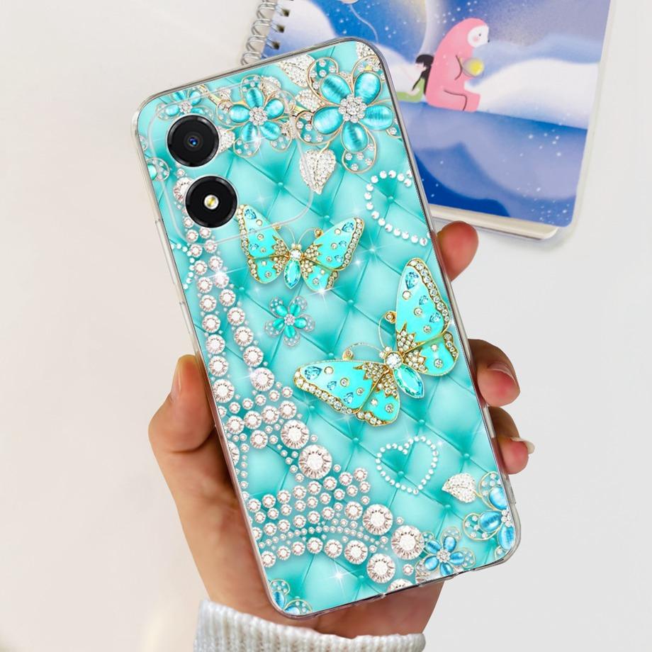 

For Honor X5 Plus Case Fashion Colorful Girly Cover Case For HonorX5 Plus Soft Silicone Fundas Phone Case For Honor X5Plus Coque Honor X5 Plus