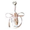 Fashionable Ballet Shoe Keychain Charm with Pearls Ribbon Designs Lovely and Stylish Accessory Portable for Girls