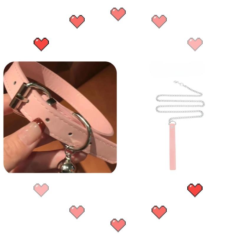 Cortical Collar Bell Necklace Short Necklace Collar Dog Leash