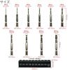 Takagi Short Stainless Steel Drill Bit Set (10 pieces): 1.5/2.0/2.5/3.0/3.2/3.5/4.0/4.5/5.0/6.0mm