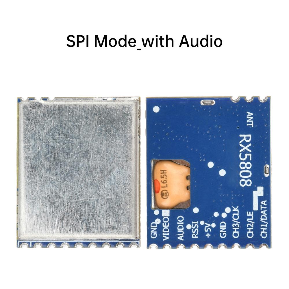 RX5808 Wireless Audio Video Receiver Board Module 5.8G Frequency Phase Lock Analog AV Signal Output 3.5V 170mA Board