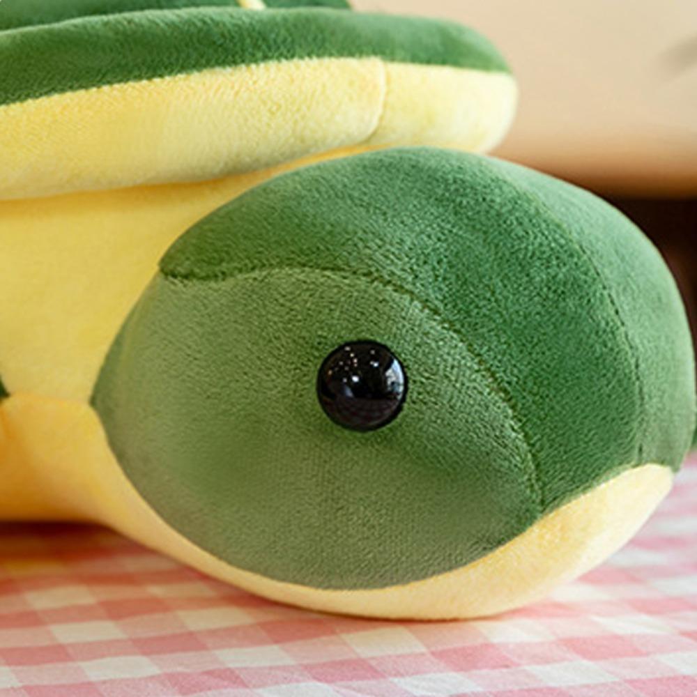 Fluffy Tortoise Plush Toy Stuffed Doll Animal Sea Turtle Pillow Tortoise Stuffed Toy  Car Decor