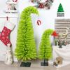 Christmas Decorations Ins Style Light Green Dual Color PVC Tree Ornament Home Decor