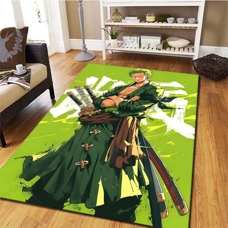Roronoa Zoro Carpet Rug For Living Room Bedroom Home Sofa Decoration,kids Play Nonslip Floor Mat