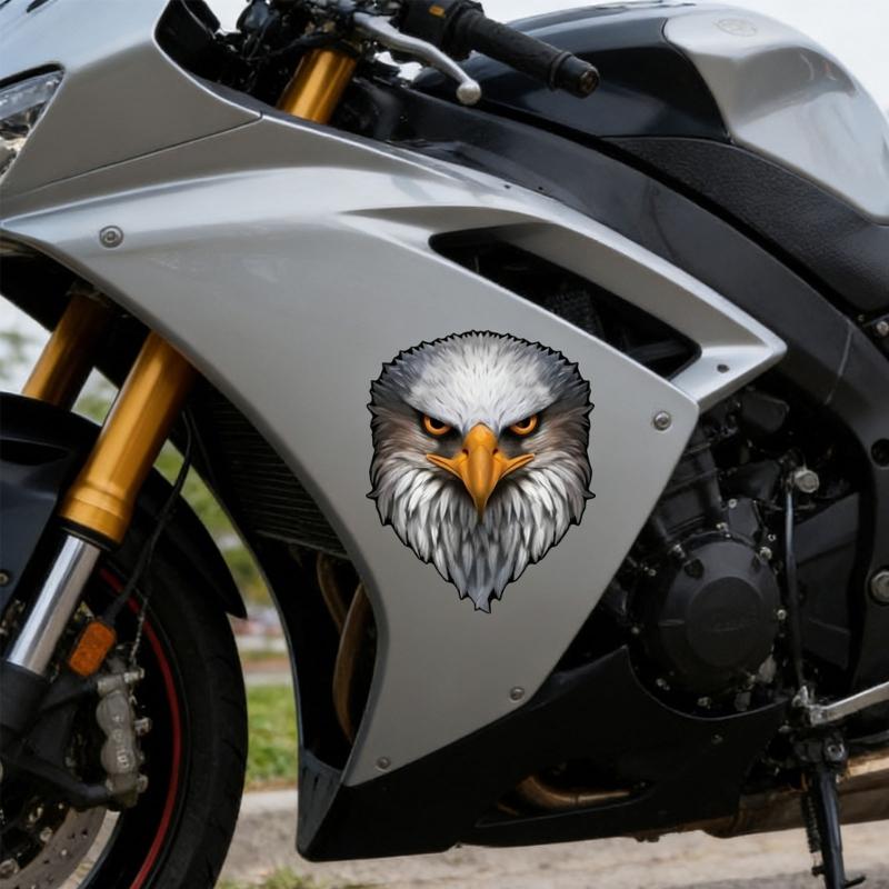 Strong Reflective Patriotic Bird & Flag Sticker Eye Catching Vehicle Sticker for Auto Laptop Coolers Bottle Gift