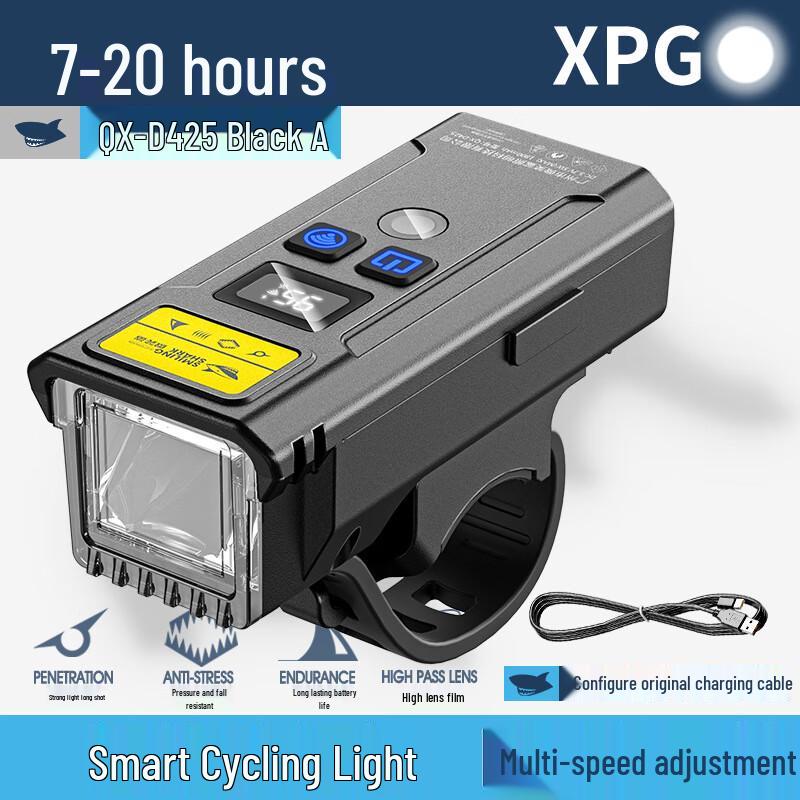 Smiling Shark QX-D425 Induction Cycling Light (2-Pack)