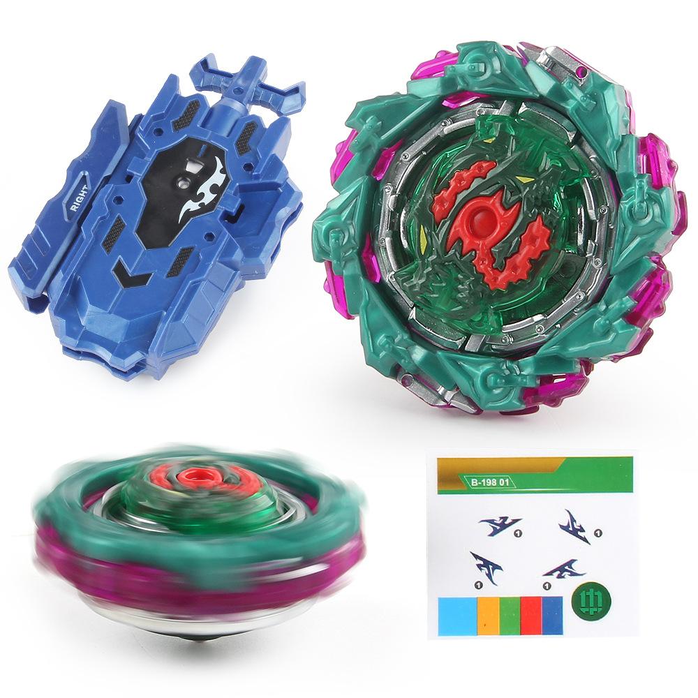 B198 Signature King Green Hero Alloy Battle Gyro Fire Brand Burst Toy 1762g Set