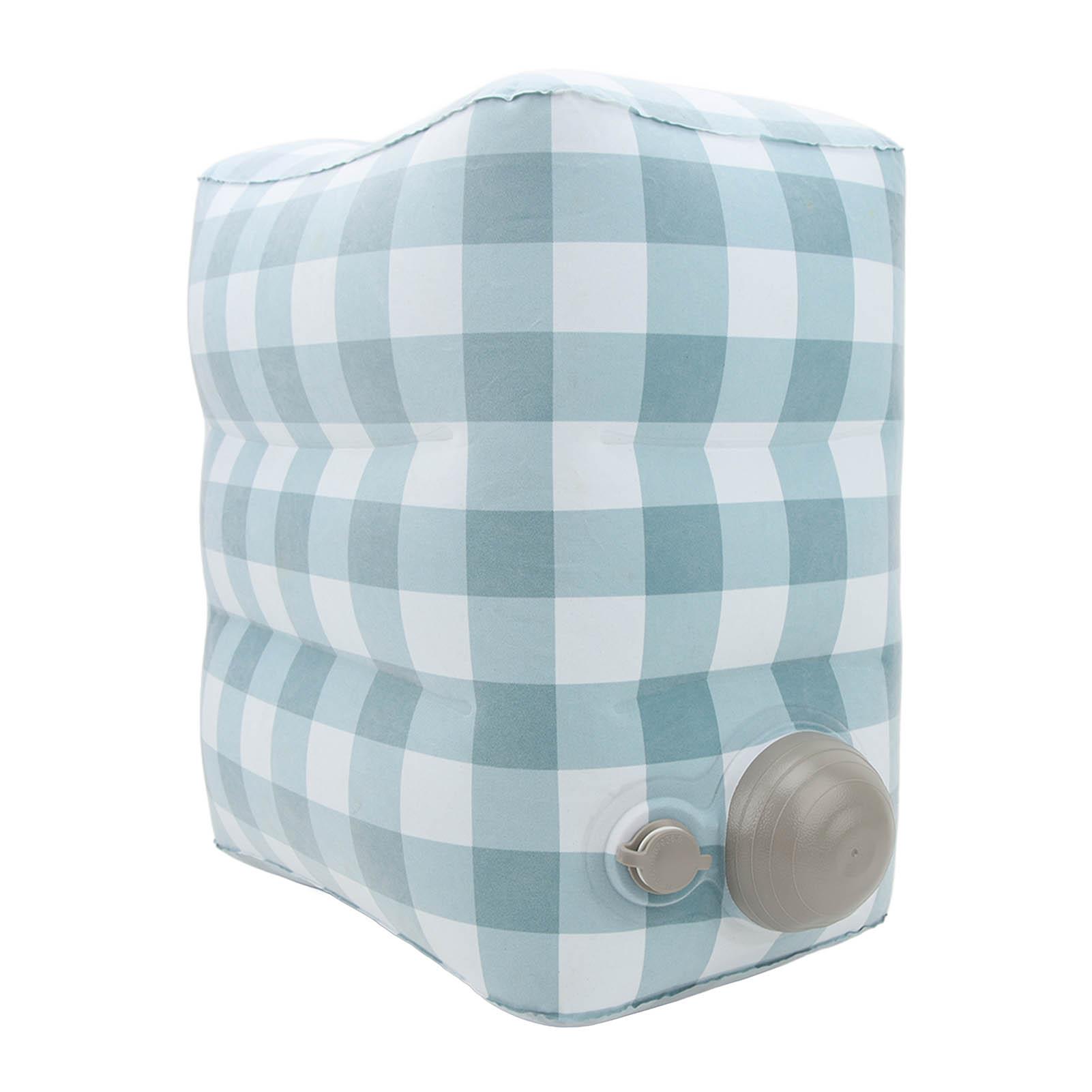 Inflatable Foot Rest Pillow Adjustable 3 Layers Travel Airplane Foot Rest for Kids Adults Airplane Travel