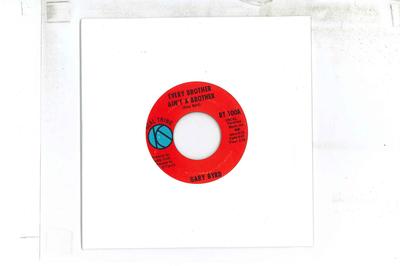 Disque 7 pouces GARY BYRD  Every Brother Aint A Brother  Are RT100 REAL THING 1970 US SoulFunk Occasion