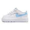 Nike Force 1 Low EasyOn TD Blanc Bleu Verseau Baskets Bébé FN0236-107
