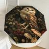 1PC Owl Forest Umbrella-8-Rib Reinforced, Automatic Open, Lightweight & Durable, Cute Fashion Accessory for Outdoor-F2636
