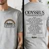 2026 Summer New Odyssey Mediterranean Tour High-Quality Fashion Comfortable Men Women  Printed Round-neck Gothic Cotton Oversized T-shirts