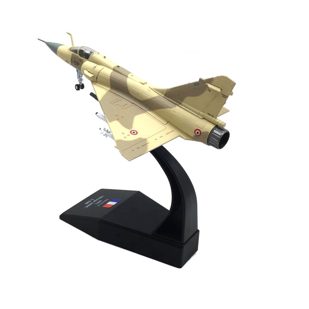1/100 Scale Fighter French Air Force Mirage 2000 Models Aircraft Adult Children Toys for Display Show