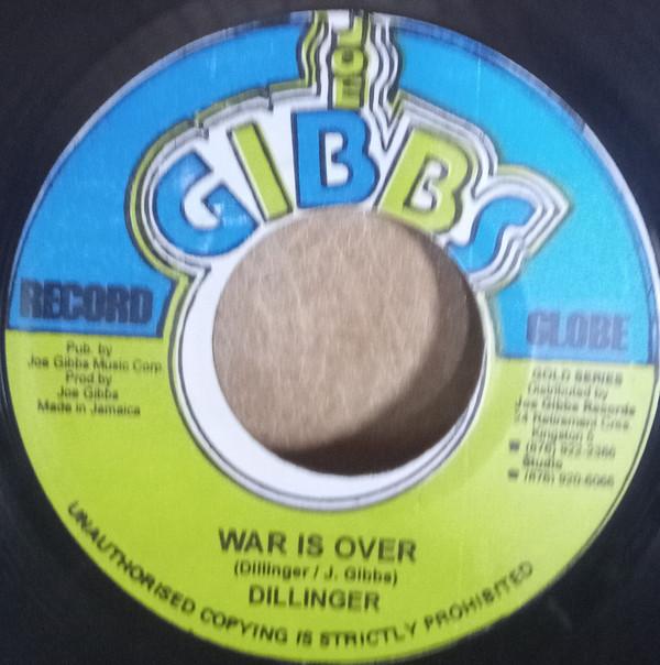 

7inch Record DILLINGER / JOE GIBBS & THE PROFESS - War Is Over NONE Joe Gibbs Recor Jamaica Reggae, Ska & Dub Used