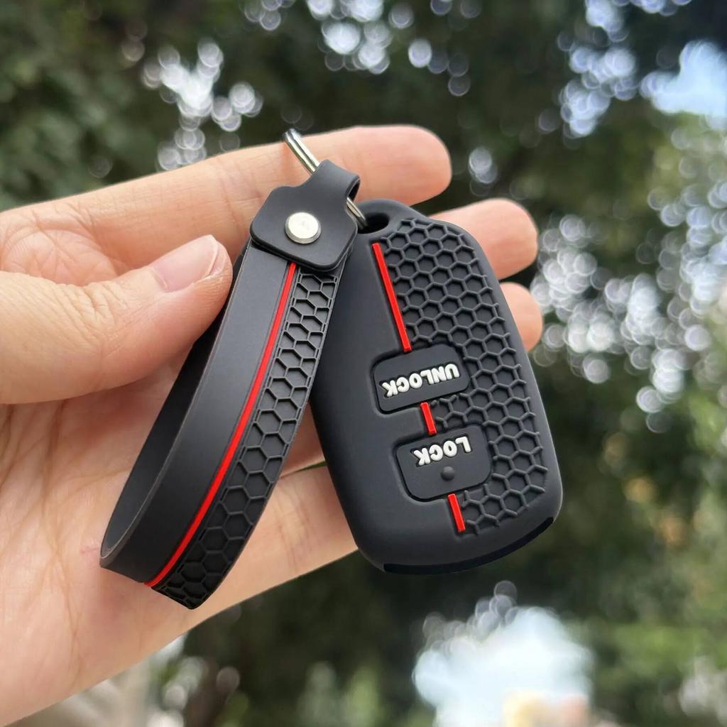 Keychain Protection For Toyota 4Runner Sequoia Matrix Avalon Rav4 Tundra Key Case Fob Accessories