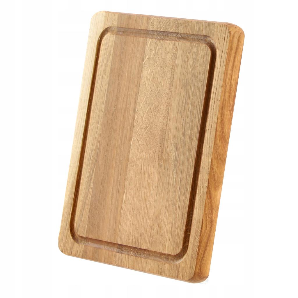 KADAX Deska Do Krojenia Kuchenna Drewniana Dębowa