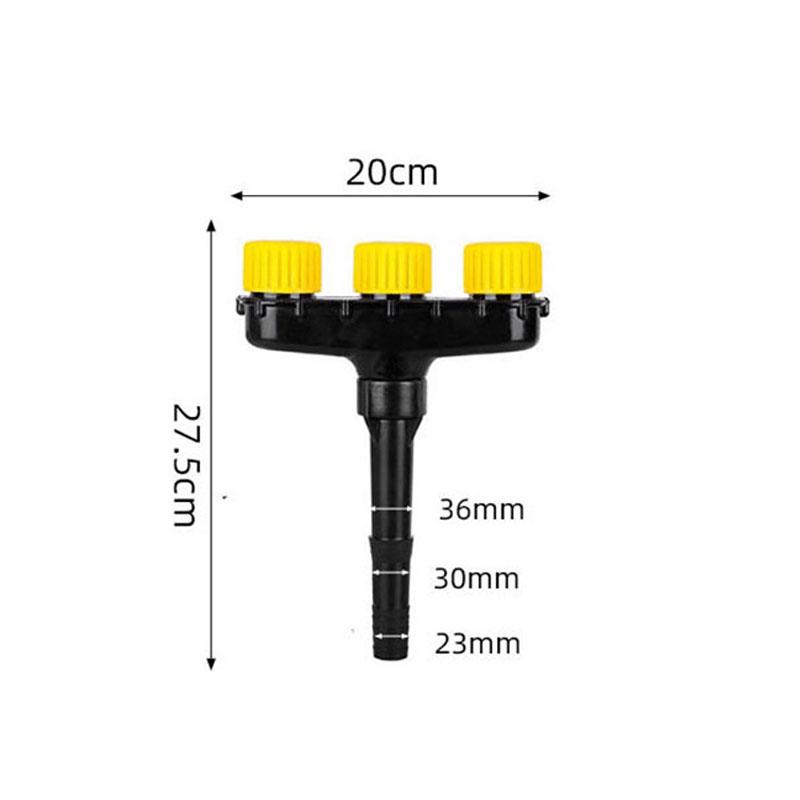 

3-Head/4-Head Multi-Hole Spray Head Vegetable Garden Spraying Garden Spraying Gardening Tools Sprayer Nozzle Adjustable Speed 3-Head