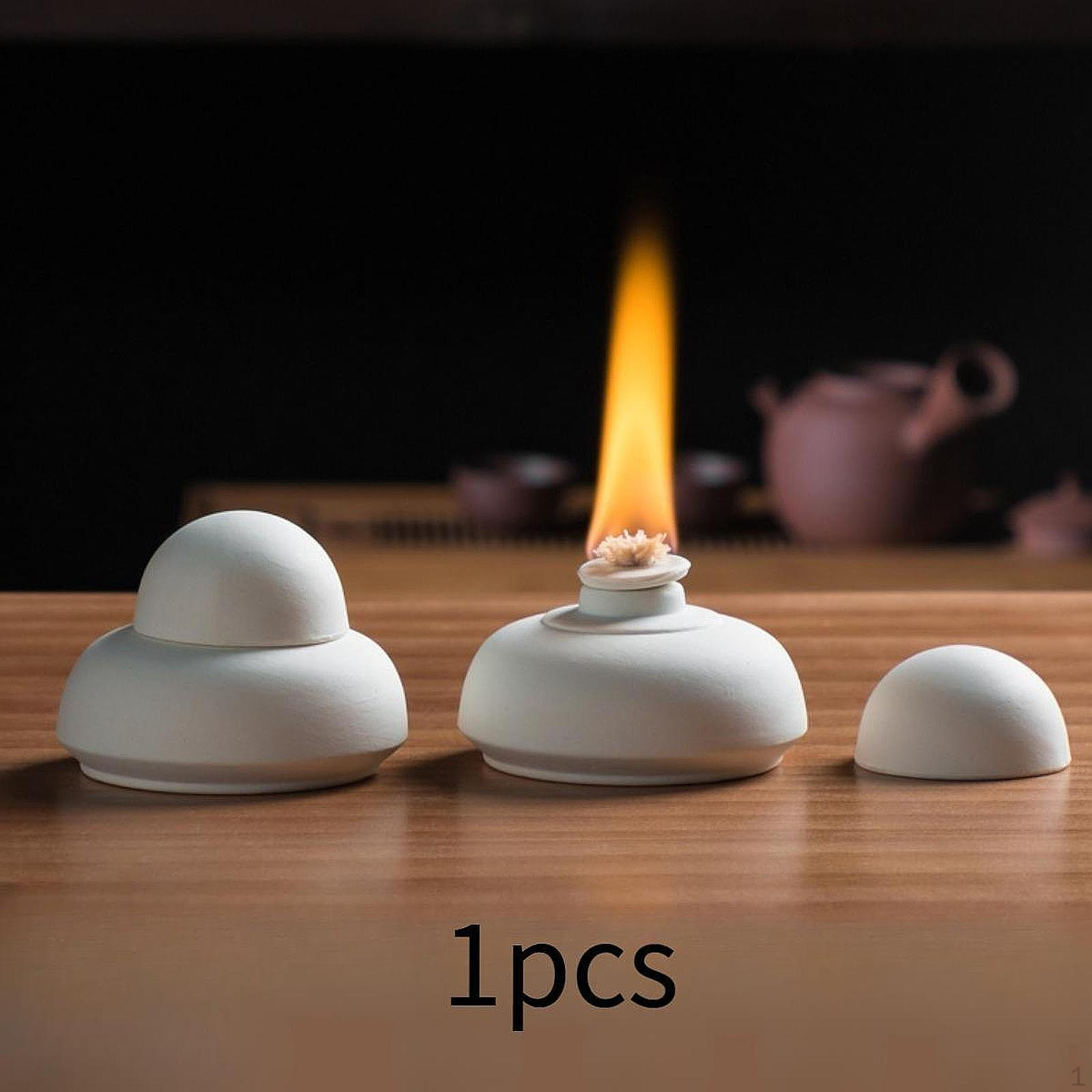 

Спиртовая лампа-обогреватель, горелка Бунзена для настольного приготовления чая, активного отдыха на открытом воздухе, стекло Pottery