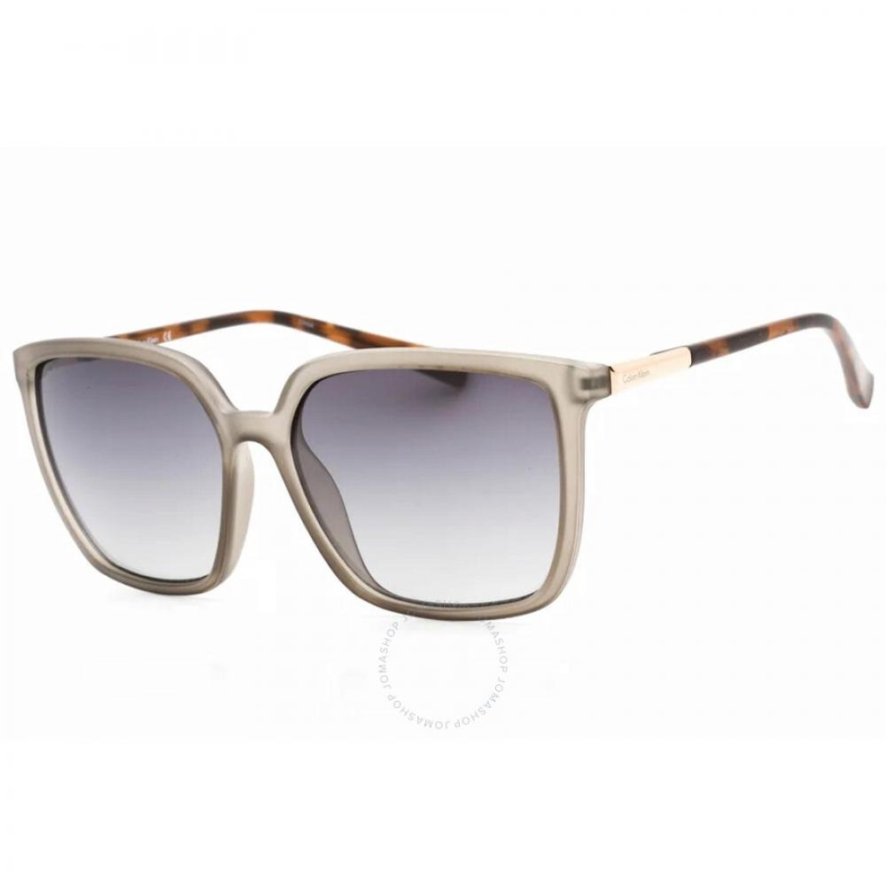 

Calvin Klein Smoke Gradient Butterfly Ladies Sunglasses R717S 014 57
