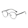 Fashion Brand Myopia Glasses Polygonal Semi Circular Frame Anti Blue Light Photochromic Eyewear for Women Men