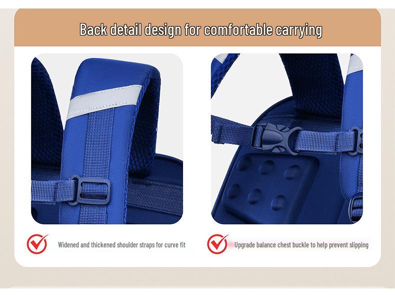 Lightweight, High-Capacity Backpack for Grades 1-6 – Reduces Load, High Value