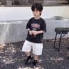 Korean Style Kids' Quick-Dry Cargo Shorts - Casual, Loose Fit for Boys