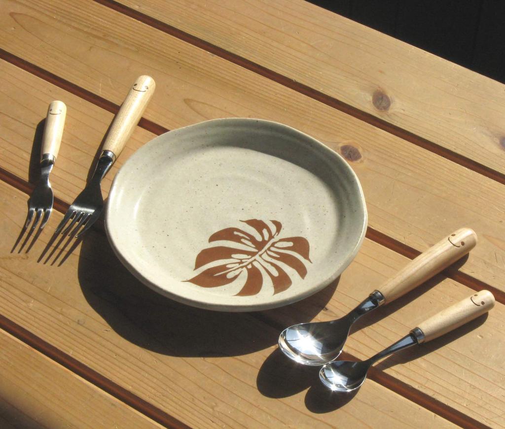 Nagao WaiWai Kitchen Dinner Cutlery Stainless Steel and Made in Set, 8-Piece Set, Wood, Japan, WY-46