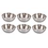 6 Piece Dipping Sauce Cups Set Bowl Portable Condiment Container for Kitchen Restaurant