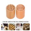 2 Pcs Moon Cake Stamp Cookie Decorating Tools Custard Cream Chinese Dough Pastries Molds Wood Diy Baking Cookies