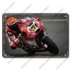 Racing Driver & Rally Metal Tin Signs for Bar Man Cave