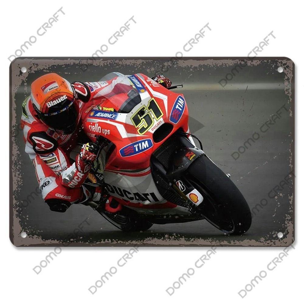 Racing Driver & Rally Metal Tin Signs for Bar Man Cave