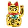 Plastic Maneki Neko Tabletop Ornament Gold Swing Arm Feng Shui Cat  Hotel Cafe Desktop Statue