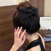 Wheat Spike Butterfly Knot Triangle Clip Women'S Graceful Audrey Hepburn Style Large Shark Clip Hairpin