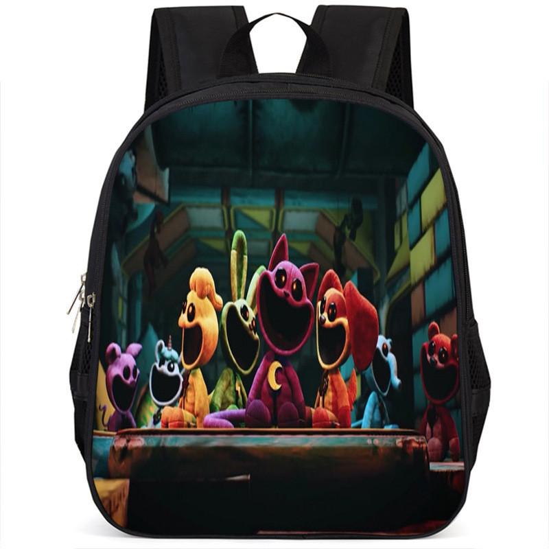 Adorable Catnap Poppy Playtime Backpack For Kids And Students Oxford Fabric