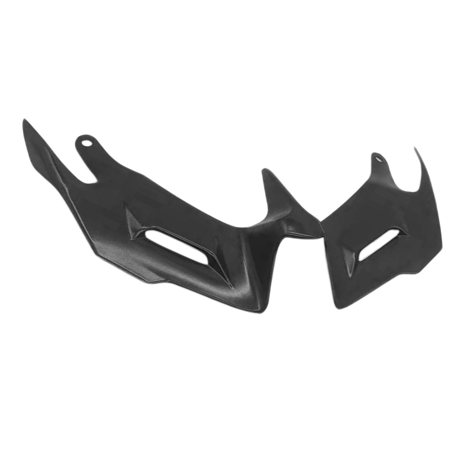 Carbon Fiber Front Winglet Fairing Cover Protector Aerodynamic Shield for Yamaha R
