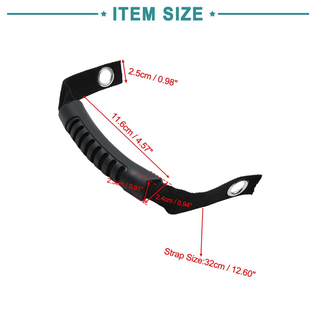 ACROPIX Gripback Rear Seat Grab Handle Compatible with Jeep Compatible