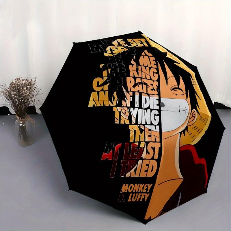 Pirate King Automatic Folding Umbrella - Lightweight, Retractable Design with 8-Rib Durability, Perfect for Outdoor Adventures, Fashionable