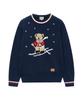 Malittepeulangsowajeobeo Ski Bear Sweater Navy