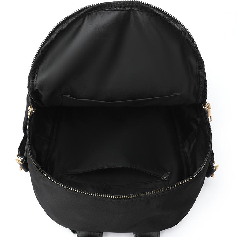 Plecak na co dzień, rombowy, pionowy zamek błyskawiczny, damski lekki plecak