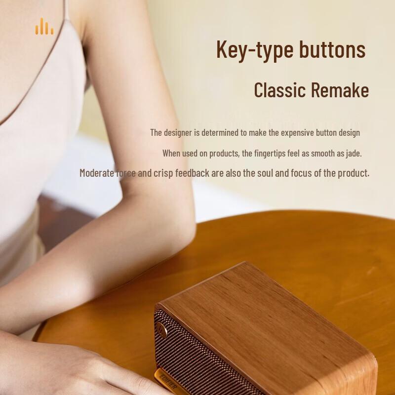 Edifier M230 Retro Bluetooth Portable Wooden Speaker CN plug (adapter included) (CN version)