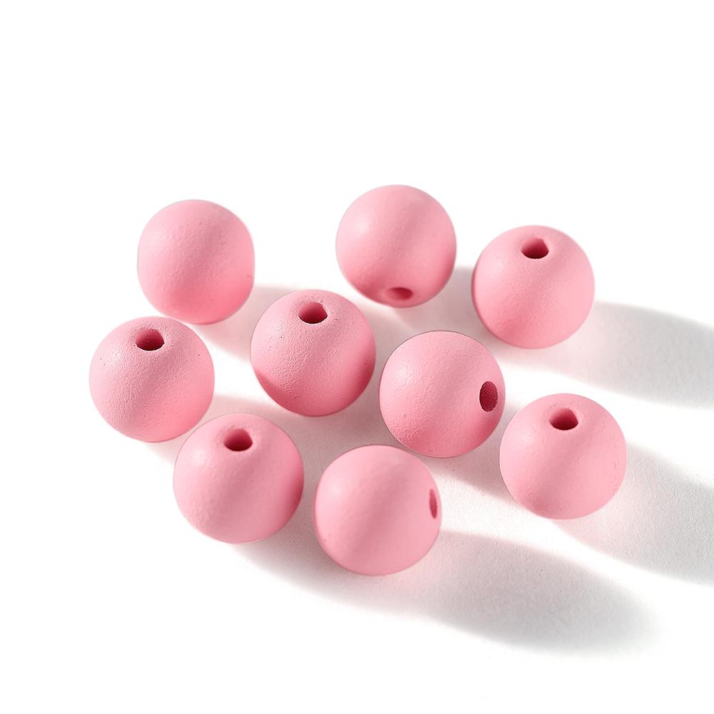 30-100Pcs 6/8/10mm Acrylic Matte Beads Round Loose Spacer Beads For DIY Necklace Bracelet Jewelry Making Accessories Supplies