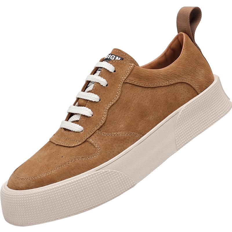 Fashion Men Casual Sneakers Genuine Leather Men Loafers Shoes Men Driving Shoes Hot Sale Moccasins Handmade Breathable Walking Footwear