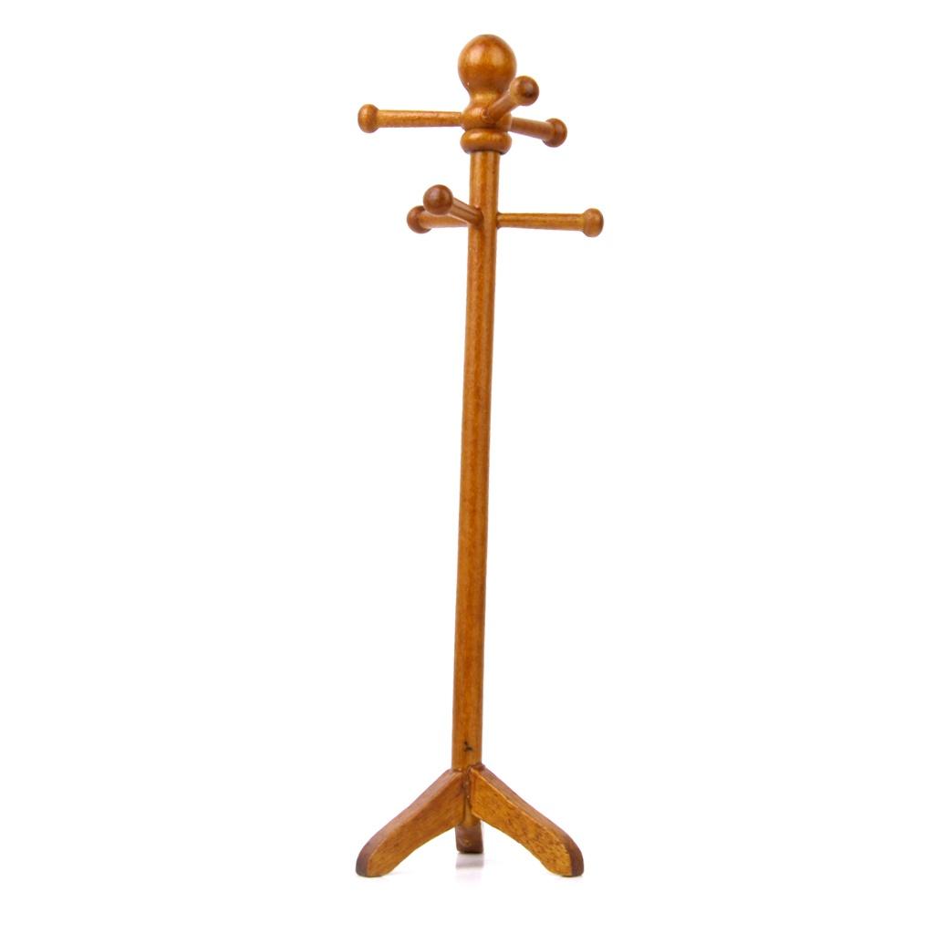 1/12 Classical Dollhouse Miniature Furniture House Decoration Clothes Tree Approx.13.5cm
